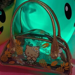 Hello Kitty Clear Pineapple Mini Bag Hawaii Tan Kitty 2008